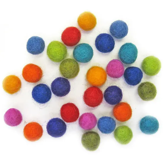 Dimensions Feltworks Ball Assortment-30/Pkg {2}