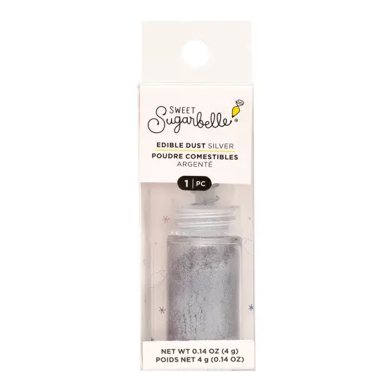 Sweet Sugarbelle Edible Dust .14oz-Silver {1}
