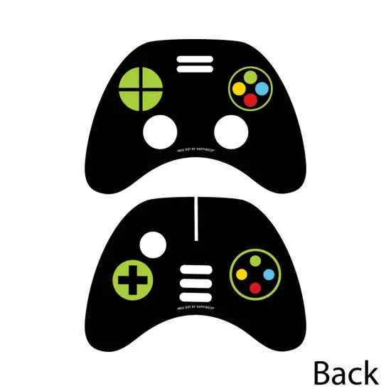 Big Dot of Happiness Game Zone - Game Controller Decorations DIY Pixel Video Game Party or Birthday Party Essentials - Set of 20 {4}