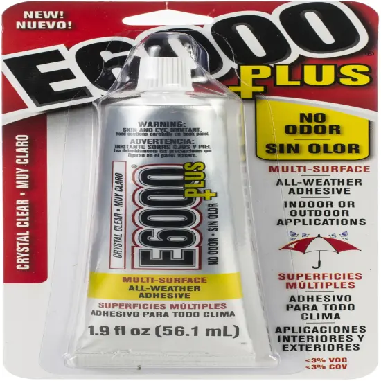 E6000+Plus Multipurpose Adhesive-1.9oz Clear {1}