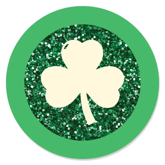 Big Dot of Happiness St. Patrick's Day - Saint Paddy's Day - Party Circle Sticker Labels - 24 Count {1}