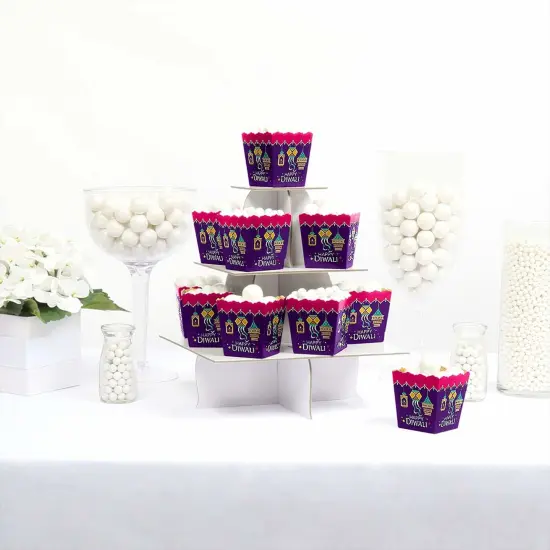 Big Dot of Happiness Happy Diwali - Party Mini Favor Boxes - Festival of Lights Party Treat Candy Boxes - Set of 12 {4}
