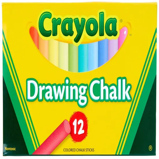 Crayola Drawing Chalk-12/Pkg {1}