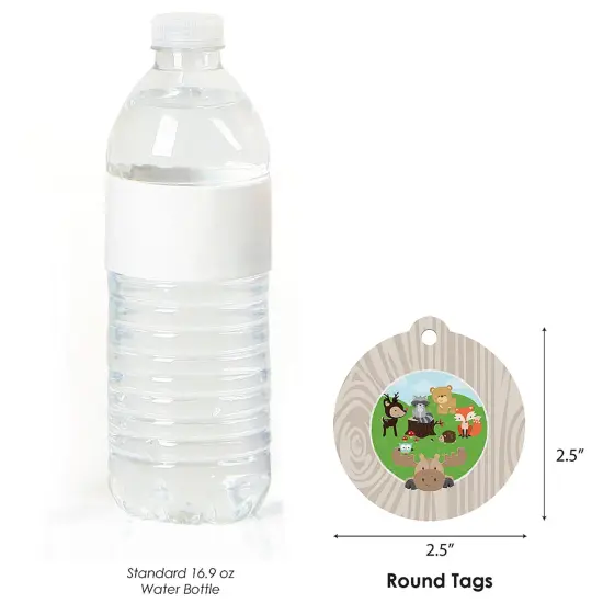 Big Dot of Happiness Woodland Creatures - Baby Shower or Birthday Party Favor Gift Tags (Set of 20) {4}