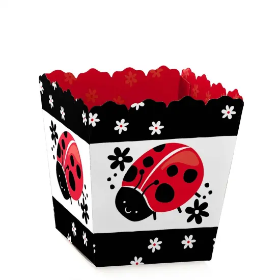 Big Dot of Happiness Happy Little Ladybug - Party Mini Favor Boxes - Baby Shower or Birthday Party Treat Candy Boxes - Set of 12 {1}