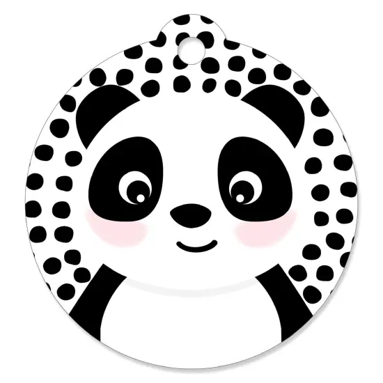 Big Dot of Happiness Party Like a Panda Bear - Baby Shower or Birthday Party Favor Gift Tags (Set of 20) {1}