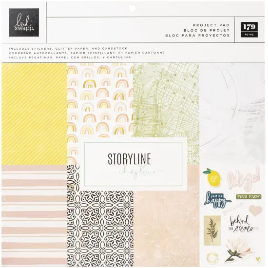 Heidi Swapp Storyline Chapters Project Pad 12"X12"-179 Pieces {1}