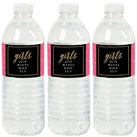 Big Dot of Happiness Girls Night Out - Bachelorette Party Water Bottle Sticker Labels - Set of 20 {1}