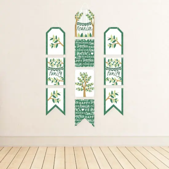 Big Dot of Happiness Family Tree Reunion - Hanging Vertical Paper Door Banners - Family Gathering Party Wall Decoration Kit - Indoor Door Decor {4}