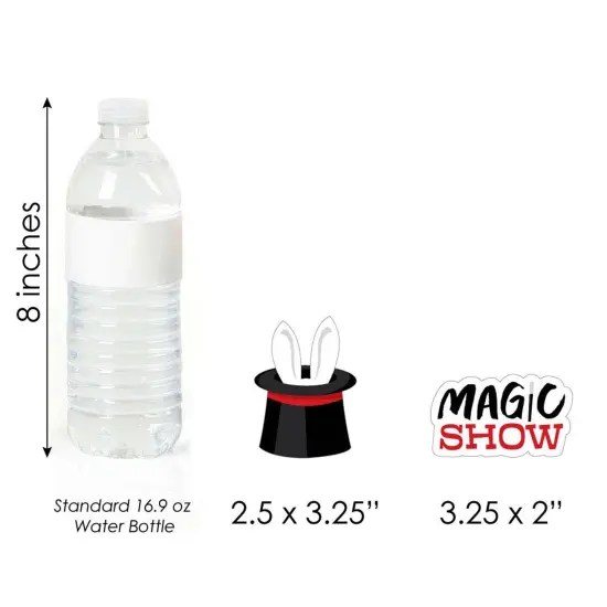 Big Dot of Happiness Ta-Da, Magic Show - DIY Shaped Magical Birthday Party Cut-Outs - 24 Count {6}