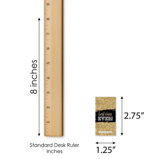 Big Dot of Happiness Reunited - Mini Candy Bar Wrapper Stickers - School Class Reunion Party Small Favors - 40 Count {6}