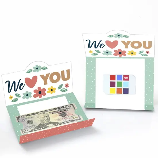 Big Dot of Happiness Grandma, Happy Mother's Day - We Love Grandmother Money and Gift Card Holders - Set of 8 {3}