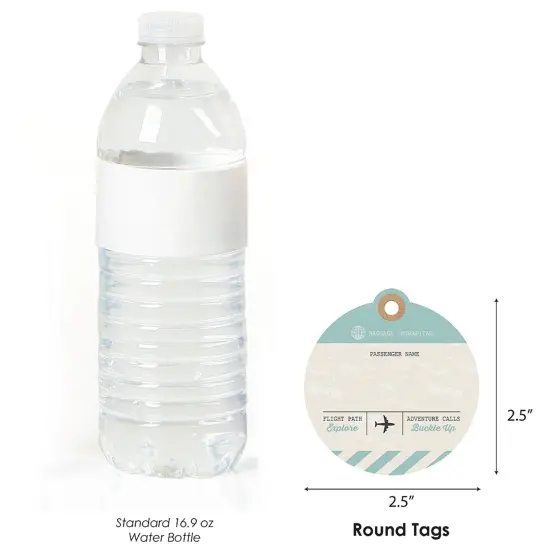 Big Dot of Happiness World Awaits - Travel Themed Party Favor Gift Tags (Set of 20) {4}