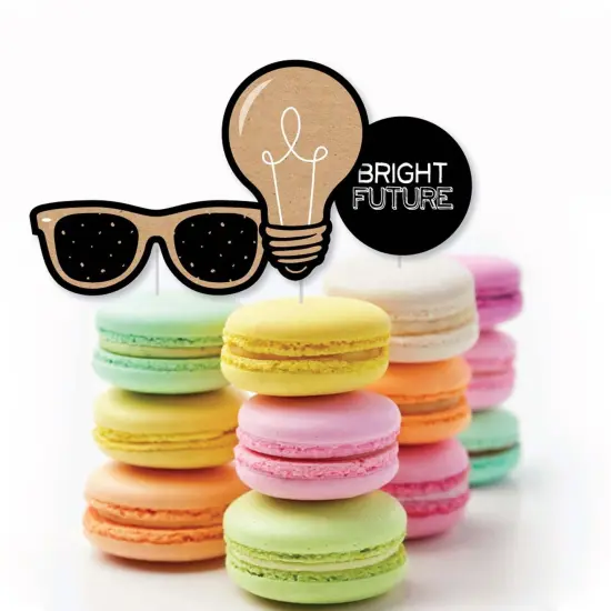 Big Dot of Happiness Bright Future - DIY Shaped Graduation Party Cut-Outs - 24 Count {4}