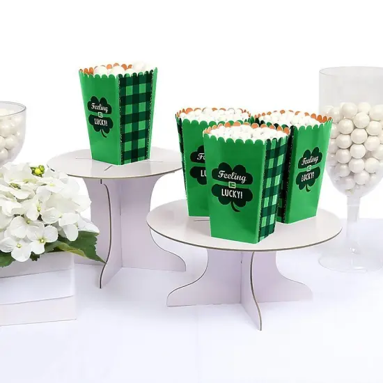 Big Dot of Happiness St. Patrick's Day - Saint Paddy's Day Party Favor Popcorn Treat Boxes - Set of 12 {4}