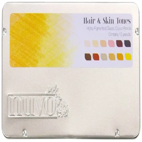 Nuvo Classic Colored Pencils 12/Pkg-Hair & Skin Tones {1}