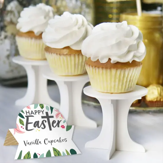 Big Dot of Happiness Religious Easter - Christian Holiday Party Tent Buffet Card - Table Setting Name Place Cards - Set of 24 {6}