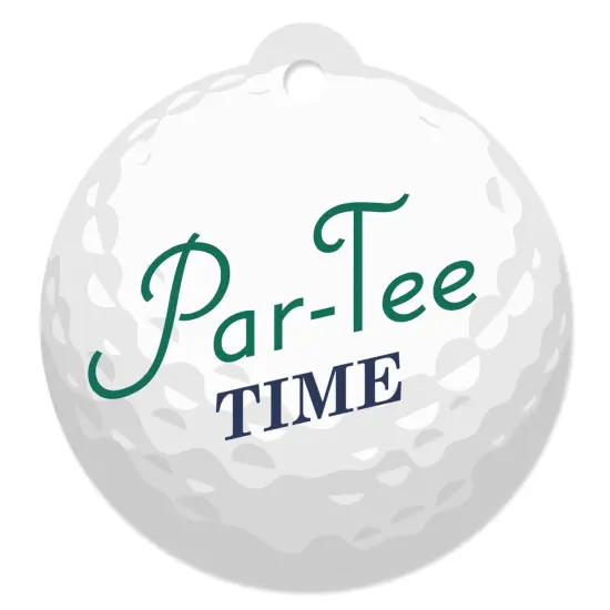 Big Dot of Happiness Par-Tee Time - Golf - Birthday or Retirement Party Favor Gift Tags (Set of 20) {1}
