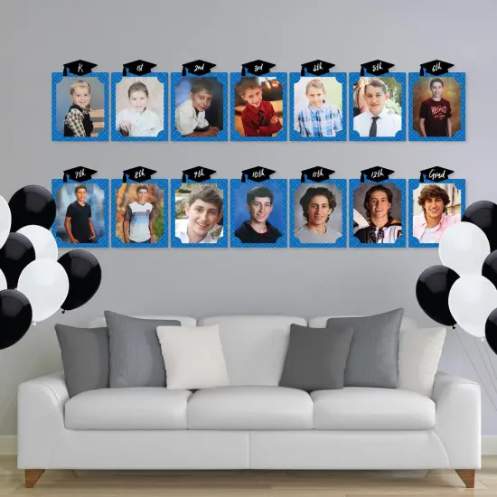 Big Dot of Happiness Blue Grad - Best is Yet to Come - 8 x 10 inches K-12 School Photo Holder - DIY Graduation Party Decor - Picturific Display {3}