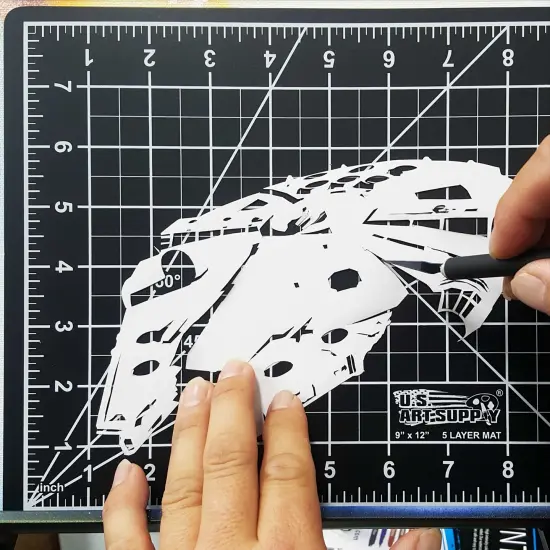 12" x 18" Self-Healing Cutting Mat 5-Ply (2 Pack) - Double-Sided Pink/Blue Craft Mat, Non-Slip Cutting Mats for Crafts, Sewing, Quilting, Scrapbooking {6}