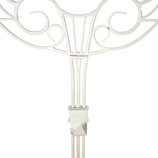 Adjustable Wreath Hanger for Door - Antler White {5}