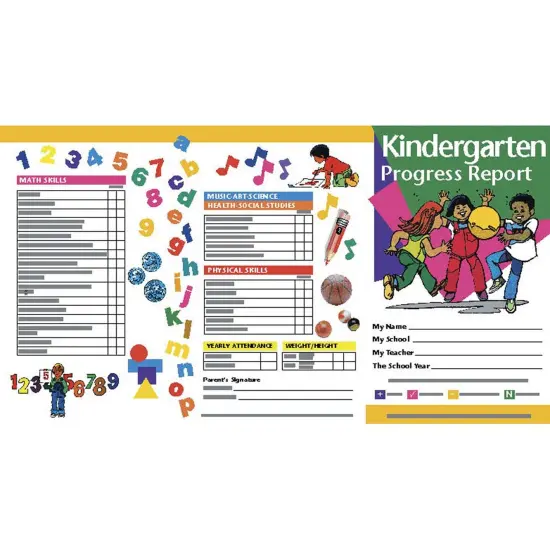Kindergarten Progress Report, 10 Per Pack, 6 Packs {2}