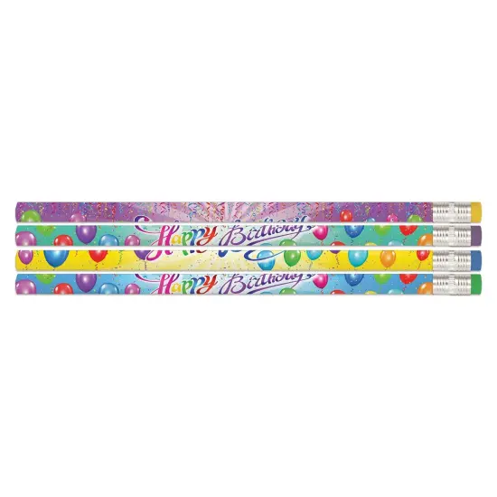 Happy Birthday Rainbow Pencil, Box of 144 {1}