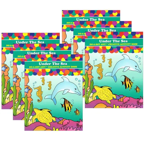Under the Sea Creative Art & Activity Book, Pack of 6 {1}