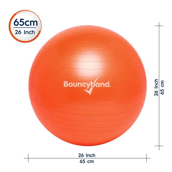 Balance Ball, 65cm, Orange {5}