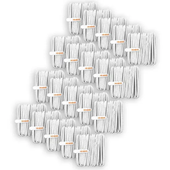 Skooob Tangle Free Earbud Covers - Moon White, Pack of 20 {1}