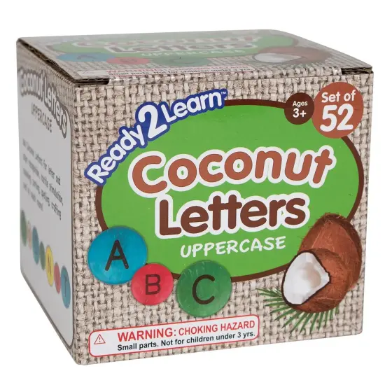 Coconut Letters - Uppercase - Set of 52 {1}