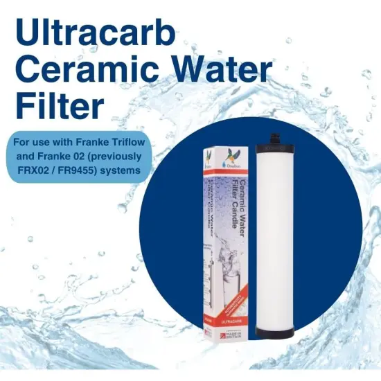 Doulton W9223021 UltraCarb Ceramic Water Filter Candle, White, Pack of 2 {4}