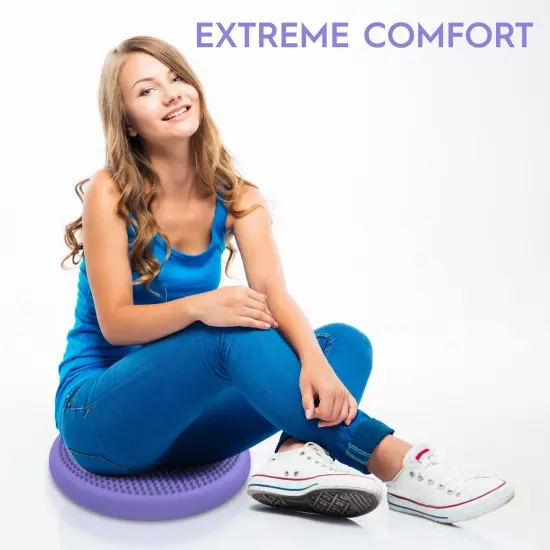 Big Wiggle Seat Sensory Cushion, Purple {4}