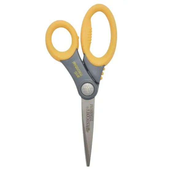 8" Titanium Bonded Scissors with Anti-Microbial Handles {1}