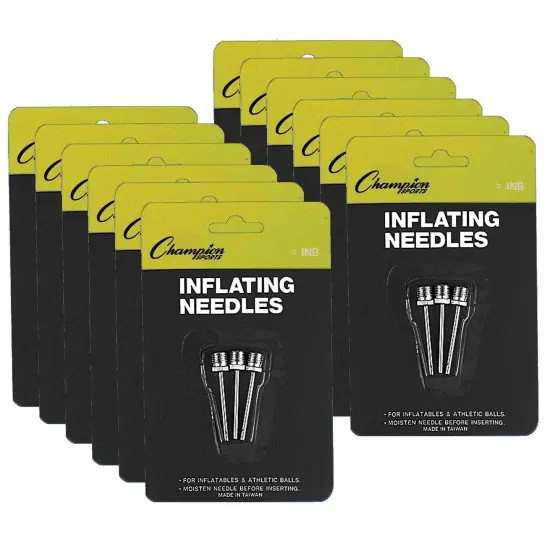 Inflating Needles for Air Pump, 3 Per Pack, 12 Packs {1}