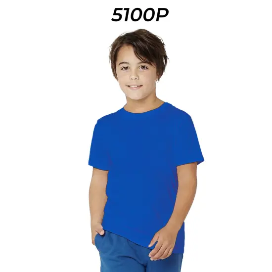 Gildan&reg; Heavy Cotton Toddler Crewneck Short Sleeve T-Shirt Light blue {3}