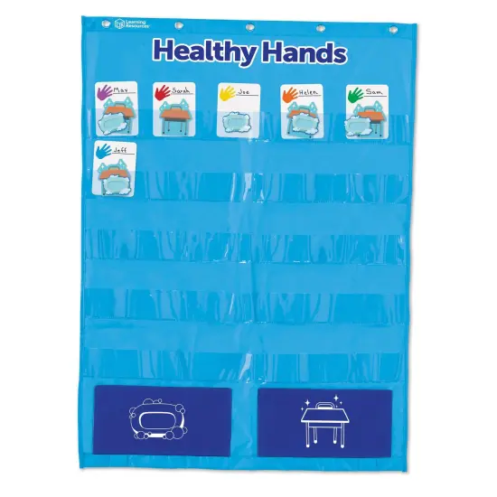 Healthy Hands Pocket Chart {4}