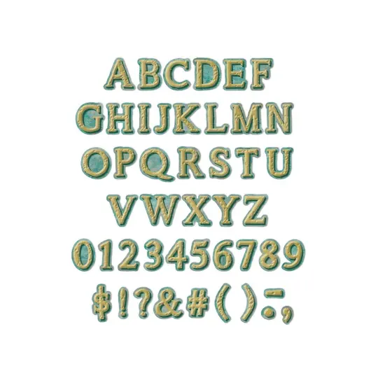 Curiosity Garden Deco Letters, 178 Per Pack, 3 Packs {3}