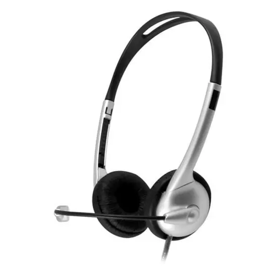 MACH-1 Multimedia USB Headset - Steel Reinforced Gooseneck Mic and In-Line Volume {1}