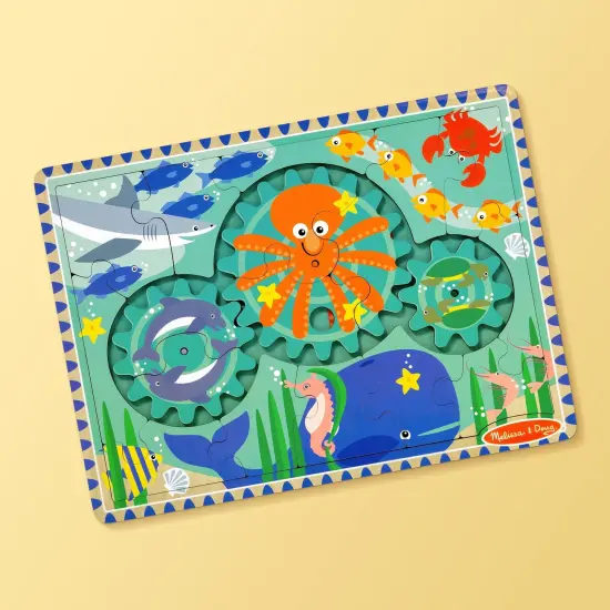 Underwater Wooden Gear Puzzle {3}
