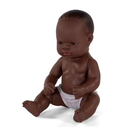Anatomically Correct Newborn Doll, 12-5/8", African Girl {3}