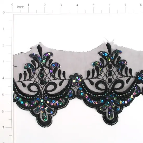 Vintage Webbed Leaves Lace Trim {2}