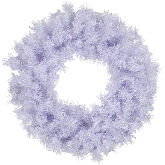 Northlight Icy White Iridescent Spruce Artificial Christmas Wreath - 36" - Unlit {1}