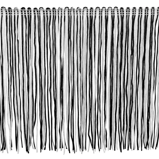 6" Multicolor Chainette Fringe Trim, Decorative, Versatile for Costumes | 5 yard cut Fiesta {2}