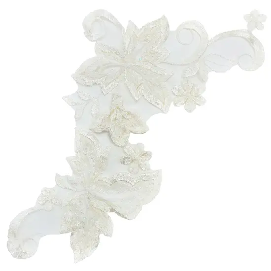 Vintage Lilly Bridal Applique/Patch Pack of 2 {2}