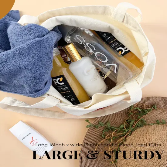 Canvas Tote Bag Aesthetic Cute For Women Y2K School Grocery Bag Cotton Cloth Beach Totes Gift For Kids Girl-Its A Good Day {4}