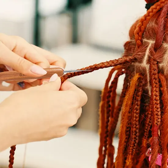 Dread Locks Crochet Loc Needle for Braid Craft 0.5mm (1 Hook and 2 Hooks) {3}