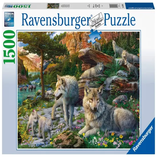 Ravensburger Wolf Wilderness 1500 Piece Jigsaw Puzzle for Adults - 16598 - Every Piece is Unique, Softclick Technology Means Pieces Fit Together Perfectly, 32 x 24 inches (80 x 60 cm) When Complete. {3}