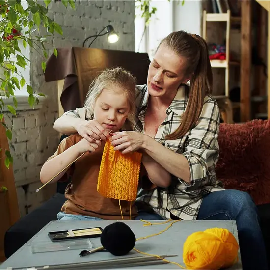 Tunisian Crochet Hook 9mm, 1PCS Extra Long Crochet Hook 13.8in Afghan Crochet Needle for Crocheting, Large Size Tunisian Crochet Needles for Beginners, Great Knitting Crochet Supplies {3}