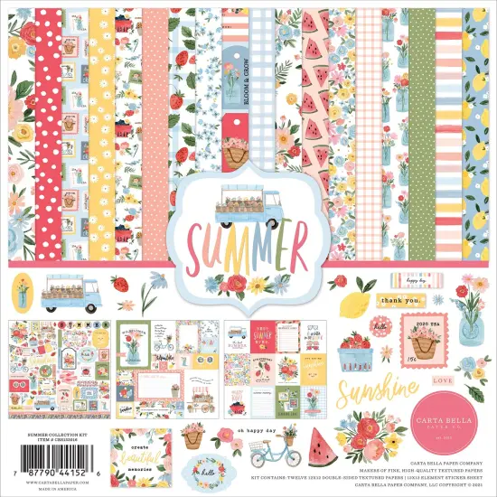 Carta Bella Collection Kit 12"X12"-Summer {1}